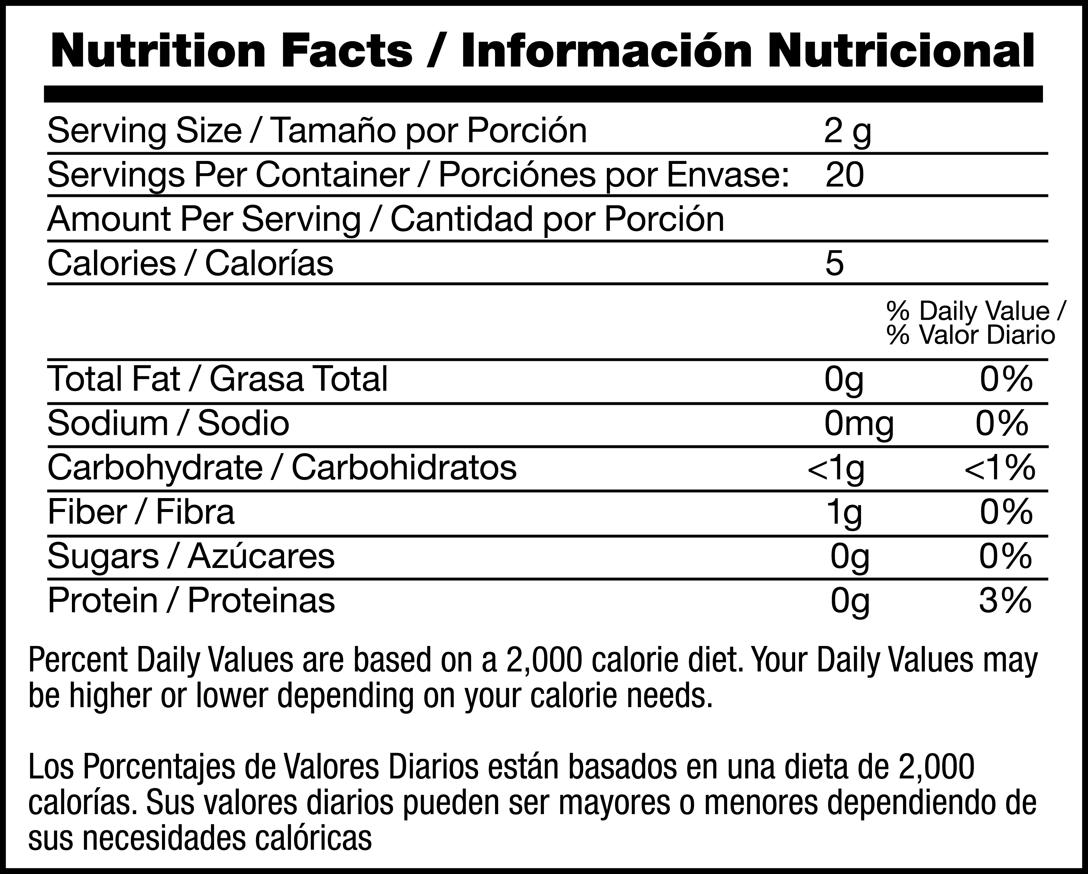 Green Tea nutrition facts
